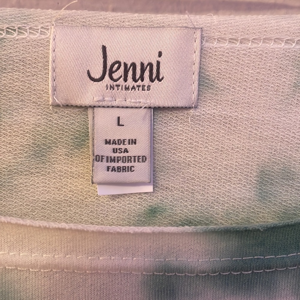 JENNI Intimates Women’s Tye Dye Shirt Size Large - Picture 3 of 5
